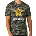 thumbnail image 1 of Mens United States Army Star Moisture-Wicking Camo Tee Shirt, Small True Navy, 1 of 5