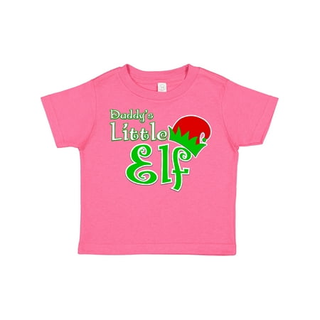 

Inktastic Daddy s Little Elf Gift Toddler Boy or Toddler Girl T-Shirt