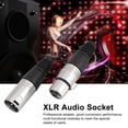 thumbnail image 4 of Xlr enchufe, XLR Audio Socket Buen Rendimiento de Conversión para la Conexión Entre la Etapa, 4 of 7