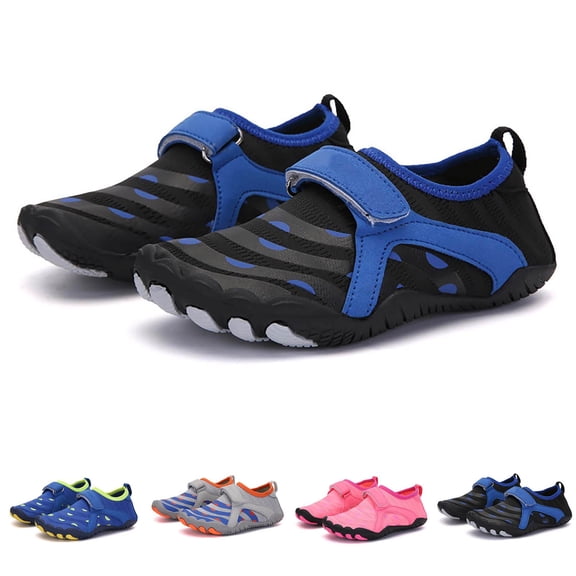 Rhuody Boy Sneakers 4-5 Years Kids Outdoor Five Toe Water For Beach Swimming Sandal Run Sneakers Adorable Shoes Black