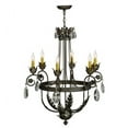 thumbnail image 4 of Meyda Tiffany 152252 Antonia 6 Light 26" Wide Crystal Candle Style Chandelier - French, 4 of 5