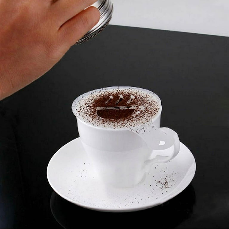 Stainless Steel Chocolate Sugar 16pcs Cappuccino Coffee Shaker