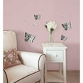 thumbnail image 2 of Brewster 3D Butterflies Mirror Art Set of 14, 2 of 2