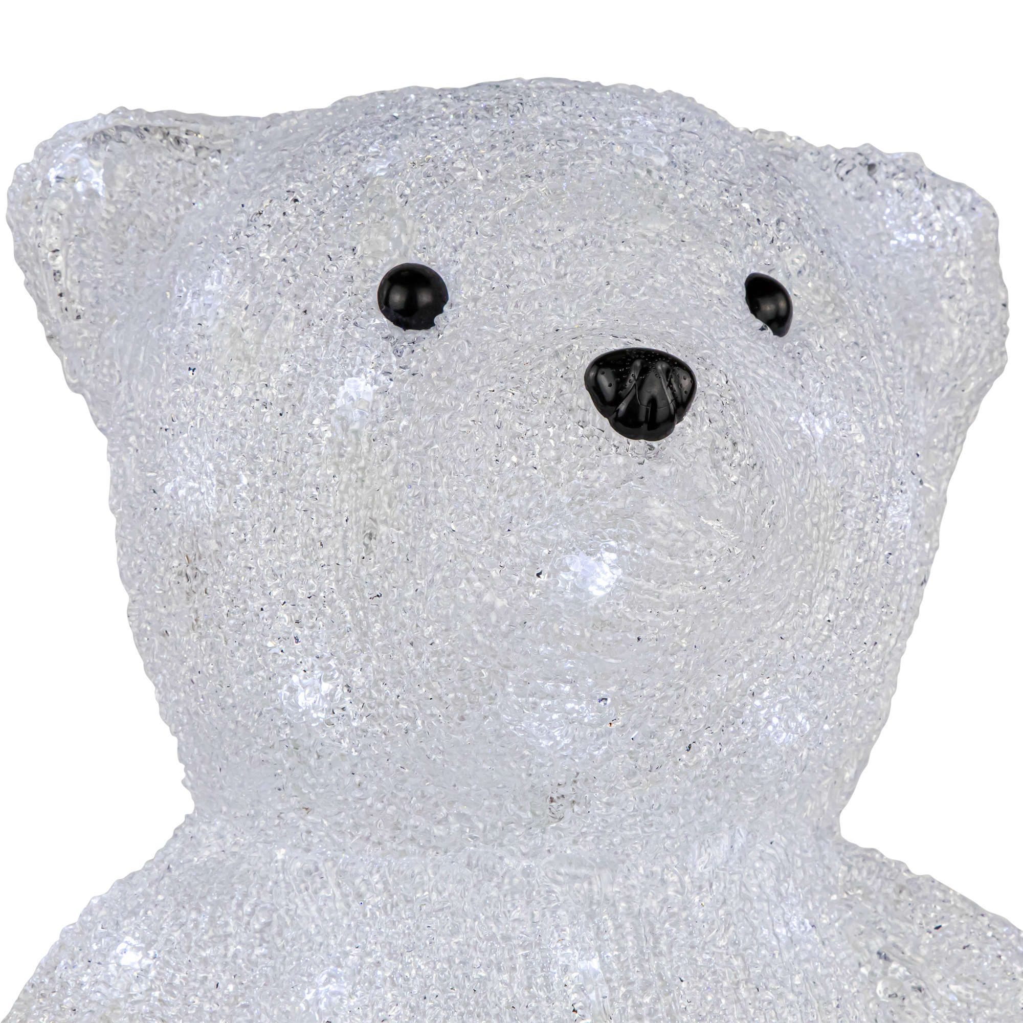 16.5" LED Lighted Commercial Grade Acrylic Polar Bear Outdoor Christmas Decoration