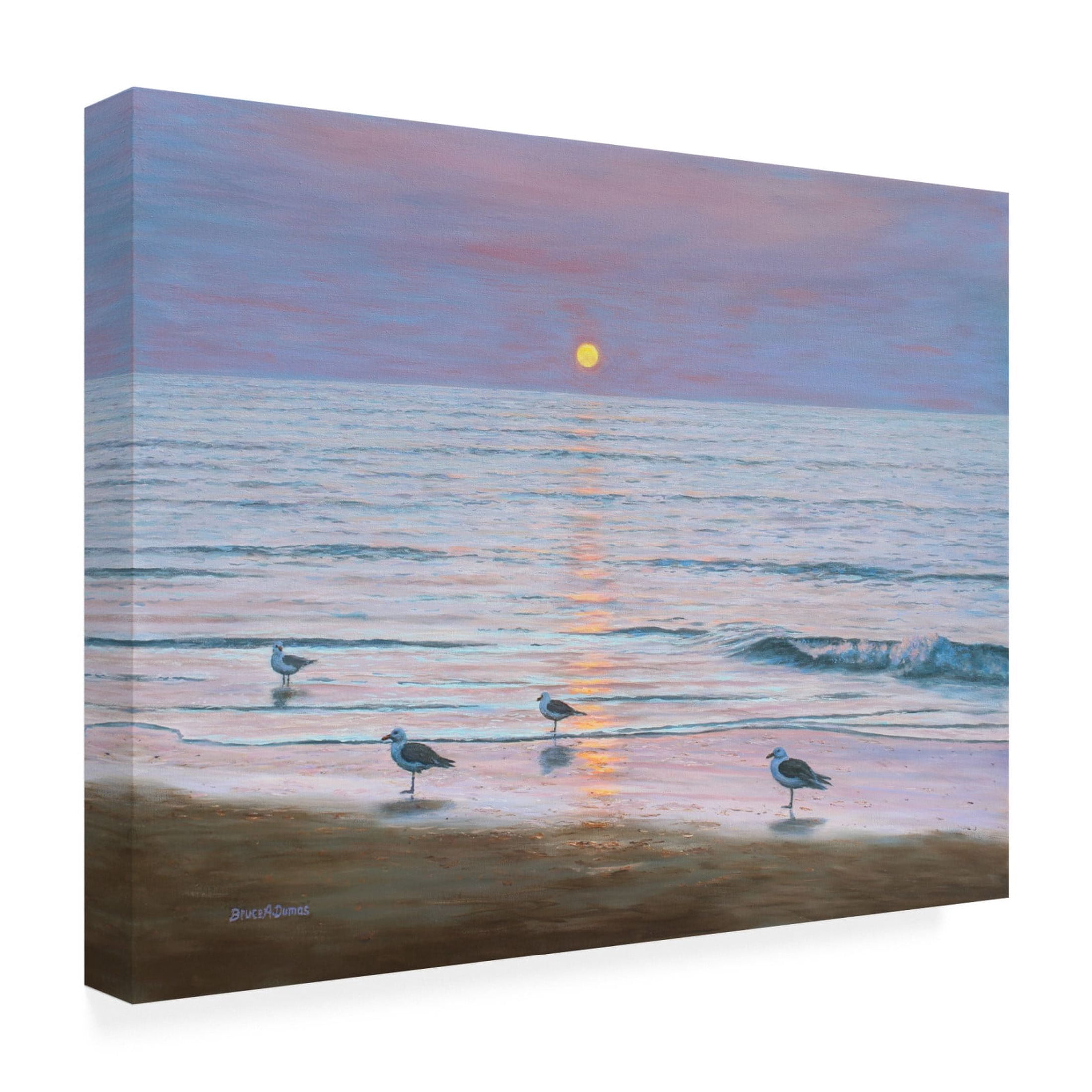 Canvas Wall Art - Bruce Dumas 'Double Date' Wall Art for Living Room, Bedroom, or Office Décor by Trademark Fine Art - 47 x 35 Inches