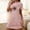 Pink, variant on Xysaqa Women Chemise Night Gown Soft Sleepwear Lingerie, Nightgowns For Women Sexy Women'S Oversized Short Nightgown Printed Round Neck And Short Sleeves Dress Women'S Nightshirt Soft Nightgown Sleep