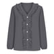 thumbnail image 4 of Tamaño Más Túnica de Manga Larga Tops para las Mujeres Blusa de Cuello en V Casual, Camisas Sueltas para Todas las Estaciones, 4 of 8