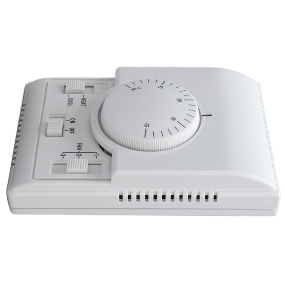 Mechanical AC Thermostat, 2,Way Control For Fan Coil Room Cooling, 110,220V