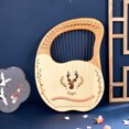 thumbnail image 2 of Lyre Harp Spruce Lye Harp Instrumento De Cuerda De Madera Para Principiantes 19 Cuerdas Inevent EL011322-00, 2 of 5