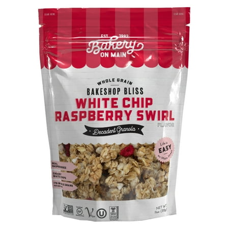 Bakery On Main White Chip Raspberry Swirl Granola, 11 oz Bag