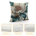 thumbnail image 4 of Qinduosi Pillow Cover Spring Vintage Flower Throw Pillow Covers Floral Outdoor Pillow Cases Cushion Covers for Sofa Bedroom Decor (of ) White, 4 of 5