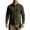 (NEW14)Army Green, variant on Men's Corduroy Trucker Jacket Retro Button Front Long Sleeve Coat Casual Loose Fit Shacket with Patch Pockets for Daily
