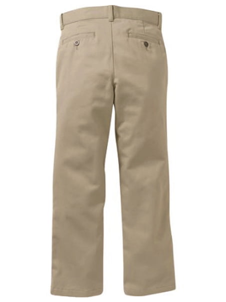 Smith's American Boys' Flat Front Twill Pants 