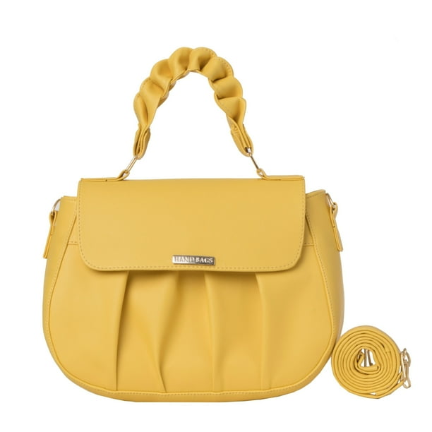 Bolso de Moda FANA para Mujer Rosita Amarillo FANA Bolso de Mano