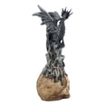 thumbnail image 4 of Ebros 9.25” Home Decor Black Dragon Garden Statue, 4 of 6