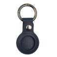 thumbnail image 2 of Funda protectora de cuero PU compatible con Airtag, soporte para rastreador con Azul, 2 of 9