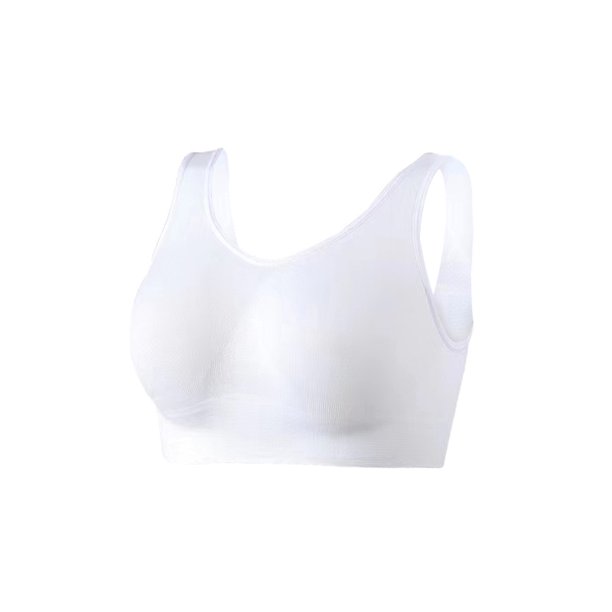 Sujetador deportivo transpirable de una sola capa sin aros para mujer, ropa interior deportiva de talla grande, ropa interior cómoda y transpirable para fitness