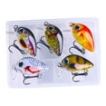 thumbnail image 4 of 5 uds Mini Crank señuelos de pesca Cola D cebo duro Artificial, 4 of 8