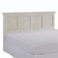 thumbnail image 1 of Homestyles Seaside Lodge Wood King Headboard in Off White, 1 of 18