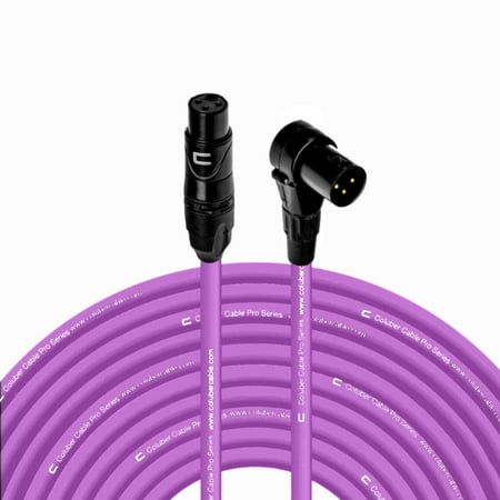 Coluber Cable - Balanced XLR Cable Female to Right Angle XLR Male Connector