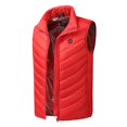 thumbnail image 1 of Comfortable Heated Vest 10 Hours Battery Life for Winter Running Snowmobile - rojo XXXXL Soledad chaleco calefactado, 1 of 6