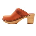 thumbnail image 4 of BJORK Maria Wooden Clogs in Vintage Oiled Leather, 4 of 8