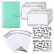 thumbnail image 1 of Carpeta A6, planificador de presupuesto, cubiertas para cuaderno, tamaño de carpeta, 6 bolsillos con agujeros, cremallera de plástico, ahorro de dinero, 1 of 1