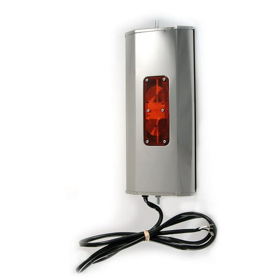 Grote West Coast Mirror with Clearance Light, Stainless Steel (16223)