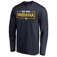 thumbnail image 2 of Men's Navy Indiana Pacers We Are Iconic Collection Long Sleeve T-Shirt, 2 of 3
