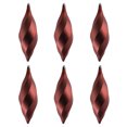 thumbnail image 5 of Vickerman 8" Coral Matte Swirl Finial Ornament, Pack of 6, 5 of 7