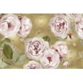 thumbnail image 2 of Lane, Joanna 32x23 White Modern Wood Framed Museum Art Print Titled - Roses on Gold III, 2 of 4