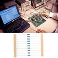 thumbnail image 1 of Metal Film Resistor, Automatic Insertion Low Temperature Coefficient 1/4w Resistance  For DIY Project, 1 of 8