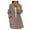 Khaki, variant on tklpehg Womens Sweaters Open Front cardigan Sweaters Jacket With Pocket Solid Color Loose Leisure Long Sleeve Overcoat Fall Coat Outwear White M
