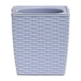 thumbnail image 2 of Ljxge Plant Pots Indoor Square Flower Pot Creative Woven Rattan Plastic Flower Pot Lazy Automatic Water Absorbent Green Flower Pot Gardening Front Porch Decor Clearance！, 2 of 9