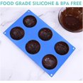 thumbnail image 4 of 2pcs Silicone Molds for Chocolate Bombs, Large Silicone Sphere Mold and Hot Coco, 4 of 5