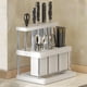 thumbnail image 4 of SHAPERME Soporte para cubiertos de cocina, cuchara, tenedor, palillos, organizador de utensilios de almacenamiento, 4 of 4