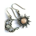 thumbnail image 2 of SPRING PARK Women Boho Sun And Moon Silver Boho Hippie Dangle Hook Earrings for Party, 2 of 7