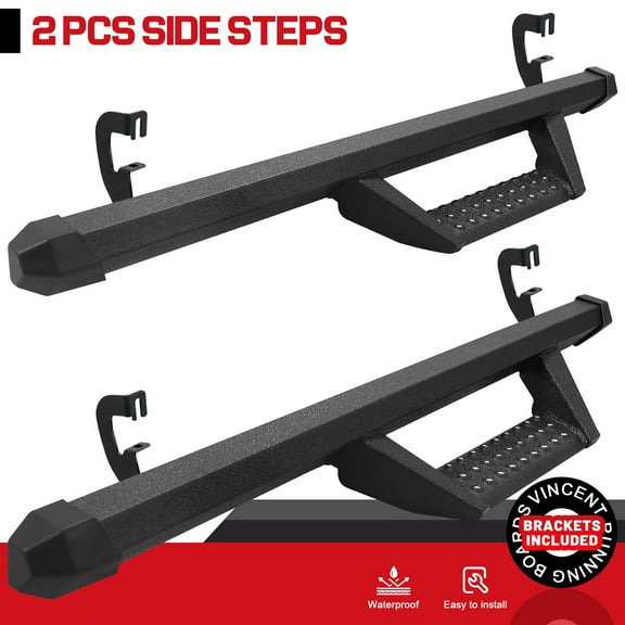 Fit 07-18 Silverado/Sierra Regular Cab 3" Running Board Side Step Nerf Bar BCKA