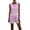 Pink, variant on Women's Striped Two-Piece Sleeveless Patchwork Trimmed And Shorts Casual Summer Set
