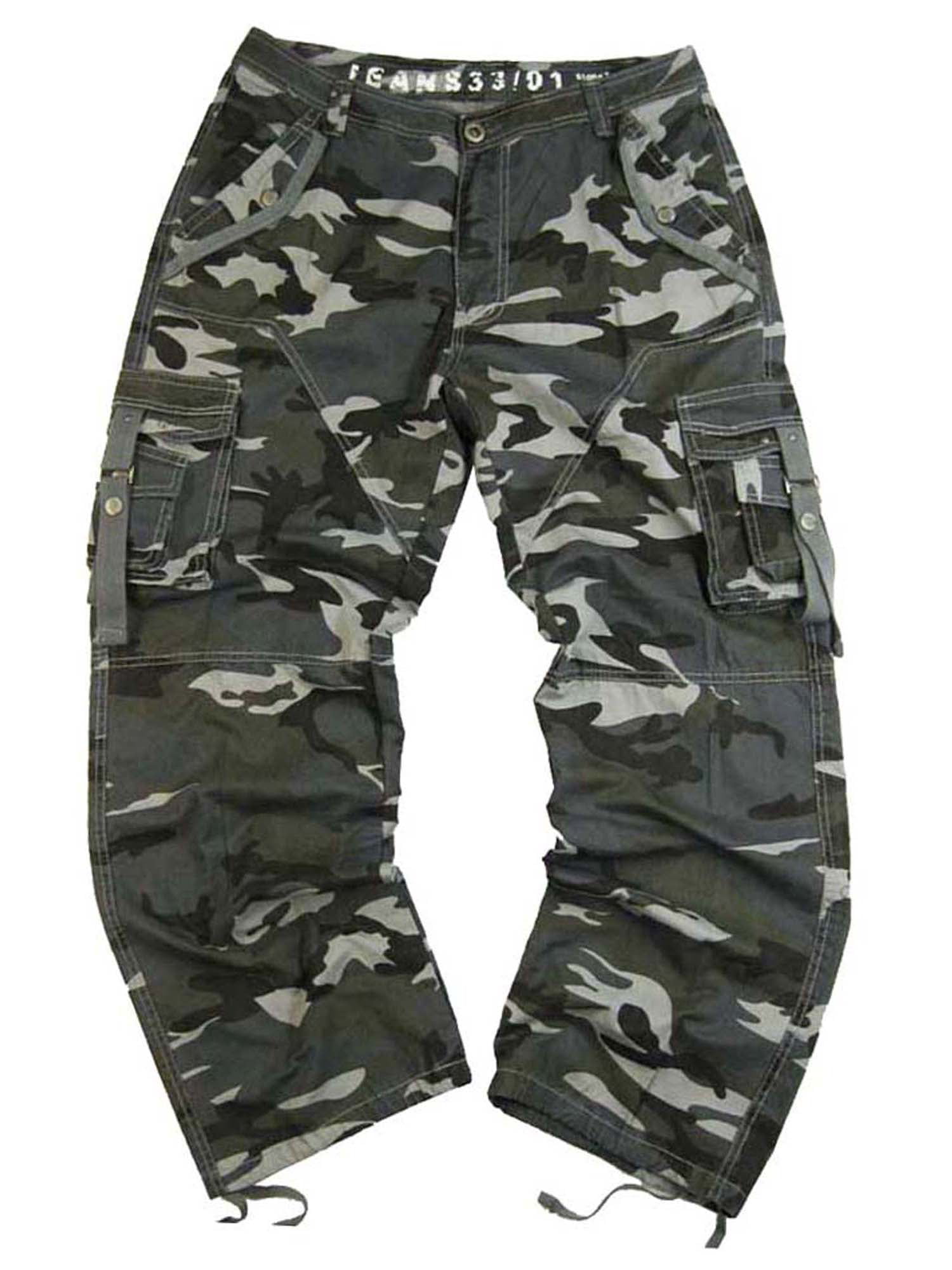 StoneTouch #A8C3 Men's Military-Style Cargo Pants 38x34--R.Gsry Camo ...