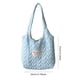 thumbnail image 3 of Bolso de hombro informal para mujer, Bolso de comestibles de gran capacidad, Color caramelo, Bolso diario para niñas, 3 of 5