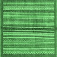 thumbnail image 1 of Ahgly Company Indoor Square Abstract Emerald Green Modern Area Rugs, 4' Square, 1 of 4