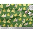 thumbnail image 2 of Soimoi Green Poly Georgette Fabric Women,Gift Box & Tree Christmas Print Sewing Fabric Yard 52 Inch Wide, 2 of 2