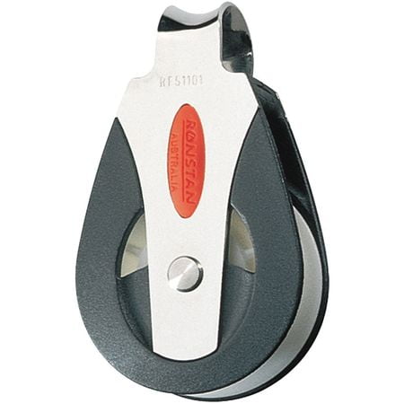 Pulley Shackle - RONSTAN RF51101 Pulley Block, Fibrous Rope, 1650 lb.
