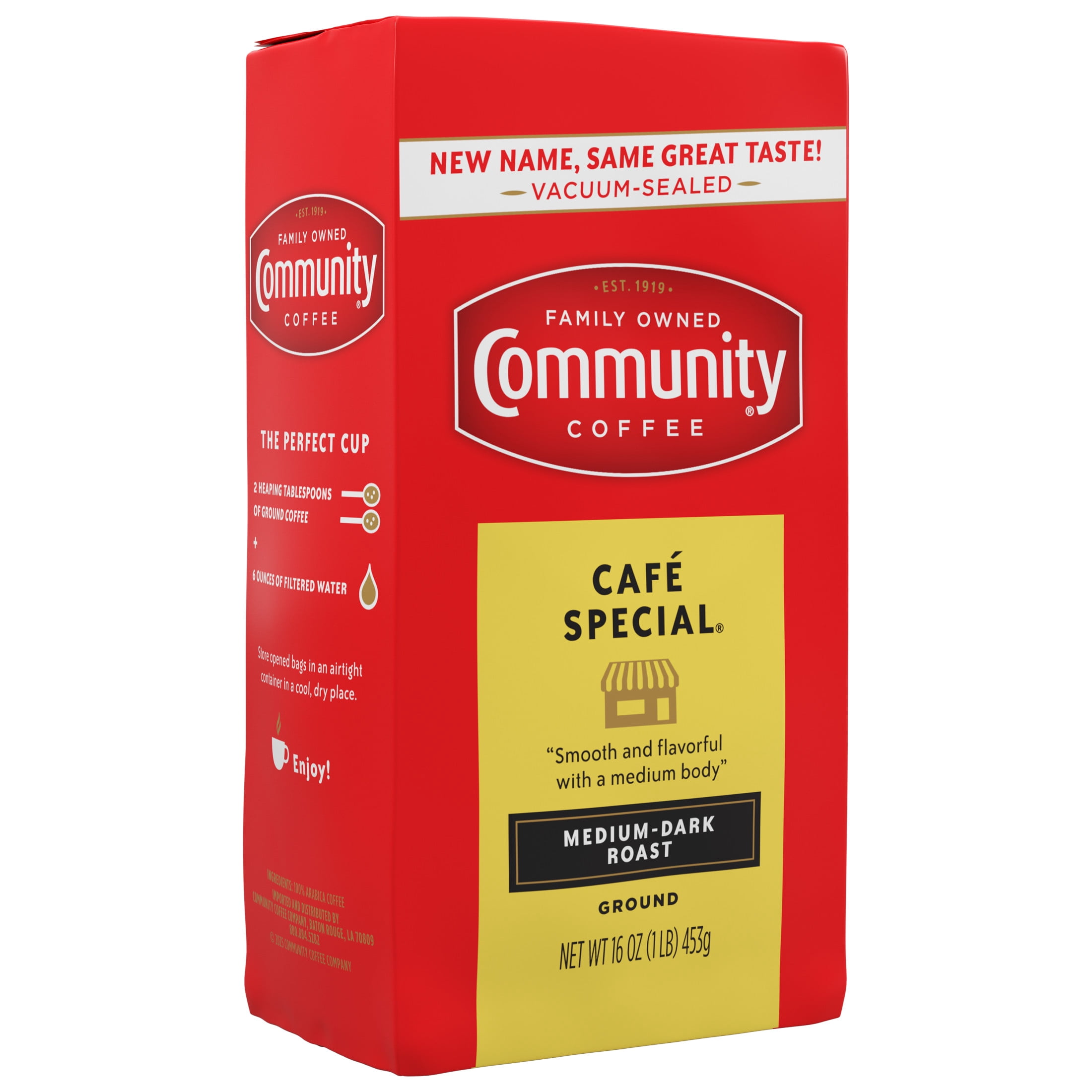 (5 pack) Community® Coffee Café Special (Between Roast) Ground Coffee 16 oz Vacuum Sealed Firm Pack