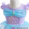thumbnail image 5 of SUEE Little Girl Mermaid Princess Dress Birthday Sequins Tutu Costume Size 3-8Y, 5 of 7