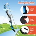 thumbnail image 5 of Demifill Youth Archery Bow Set with LED Light Up Bow and 20 Suction Cup Arrows for Kids, Fully Equipped Archery Bow Set, Toys Archery Bow Set for Indoor Outdoor, Green, 5 of 8