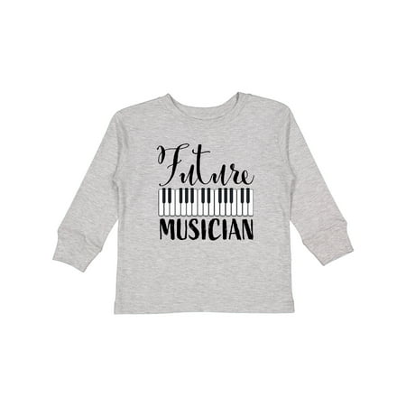 

Inktastic Future Musician- Piano Music Gift Toddler Boy or Toddler Girl Long Sleeve T-Shirt