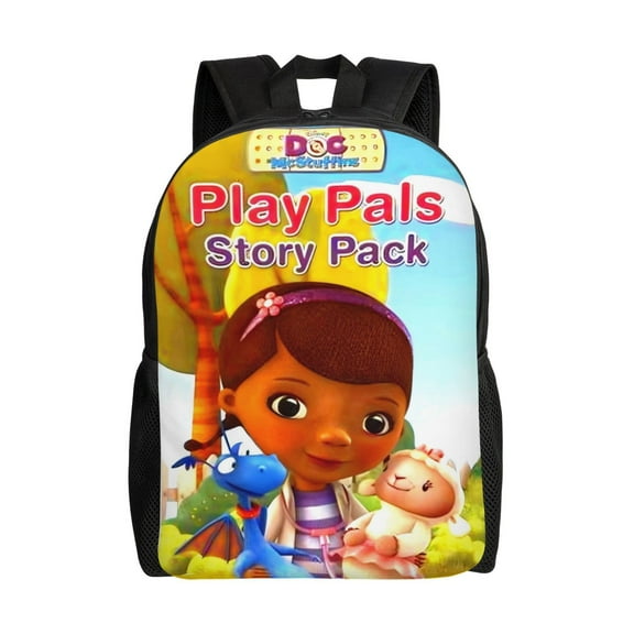 Doc Mcstuffins Backpack Casual Daypack Large Capacity Travel Work School Back Pack Novelty Backpacks Laptop Bag