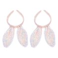 thumbnail image 3 of Bunny Ear Headband 2Pcs Pink Sequin Comfortable Longwear for Easter, 3 of 5